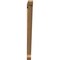 Ekena Millwork Traditional Slat Smooth Bracket, Western Red Cedar, 3 1/2"W x 44"D x 48"H BKT04X44X48TRA06SWR - alternate 2